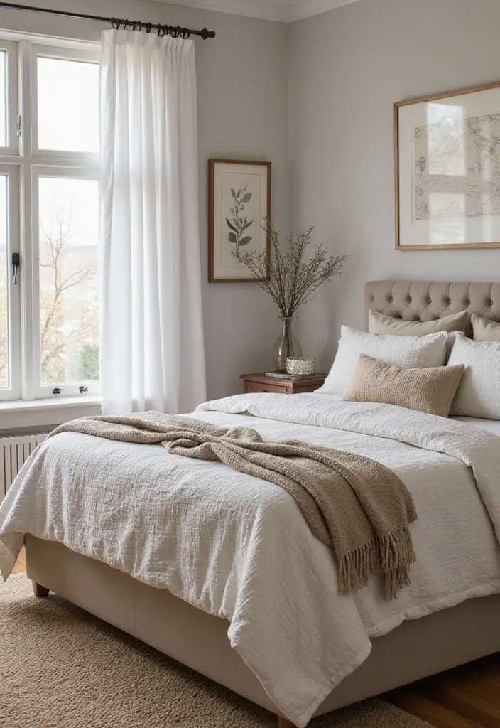 25 Bloxburg Parents Bedroom Ideas That Feel Elegant and Warm - 8. Textured Bed Linen