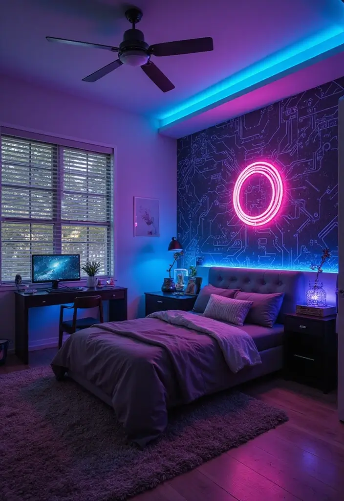 25 Club Roblox Bedroom Ideas That Feel Fun and Creative - 13. Roblox Tech Haven