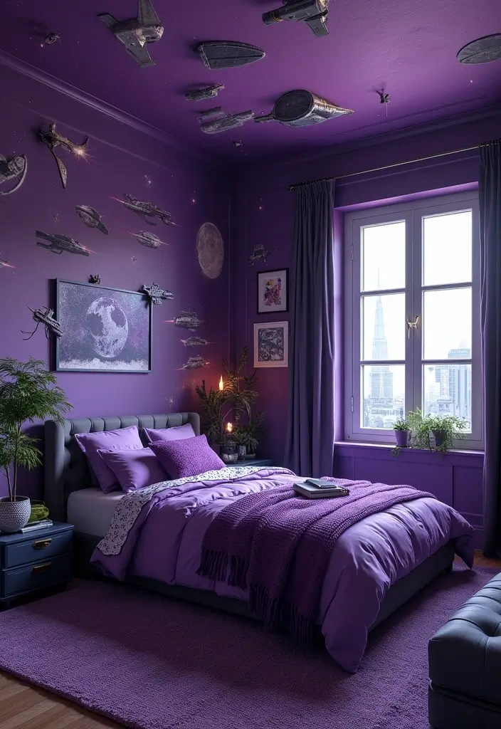 25 Club Roblox Bedroom Ideas That Feel Fun and Creative - 23. Roblox Galactic Battle