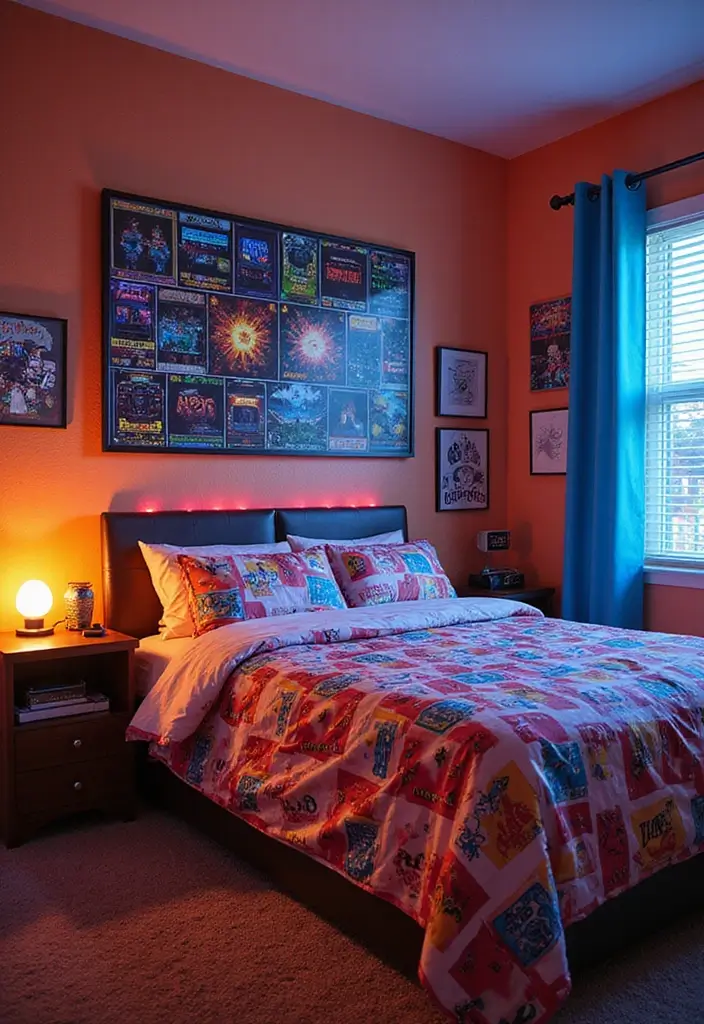 25 Club Roblox Bedroom Ideas That Feel Fun and Creative - 25. Roblox Retro Arcade