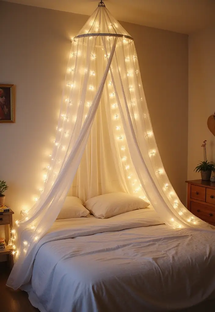 25 Cottage Core Bedroom Ideas That Bring Whimsical Charm Home - 20. Cozy Canopies