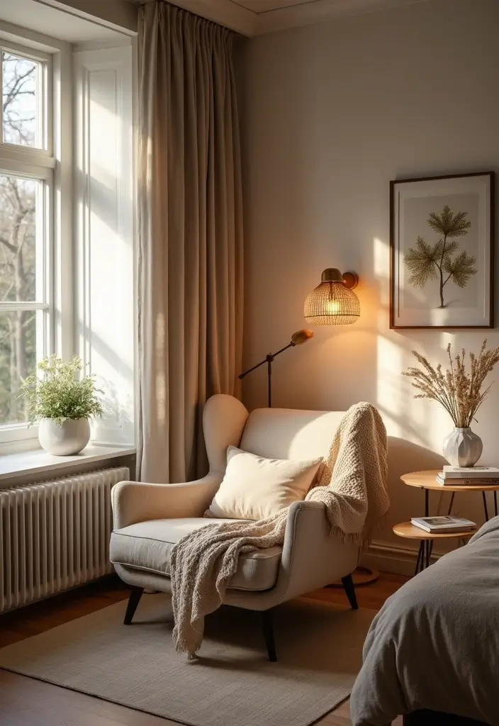 25 Grown Women Bedroom Ideas That Balance Comfort & Confidence - 15. Cozy Reading Nooks