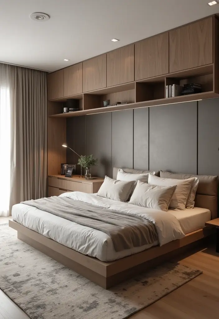 25 Grown Women Bedroom Ideas That Balance Comfort & Confidence - 22. Sleek Storage Solutions