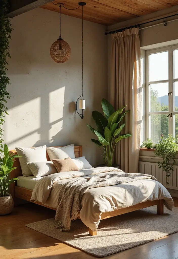 25 Grown Women Bedroom Ideas That Balance Comfort & Confidence - 23. Outdoor-Inspired Interiors