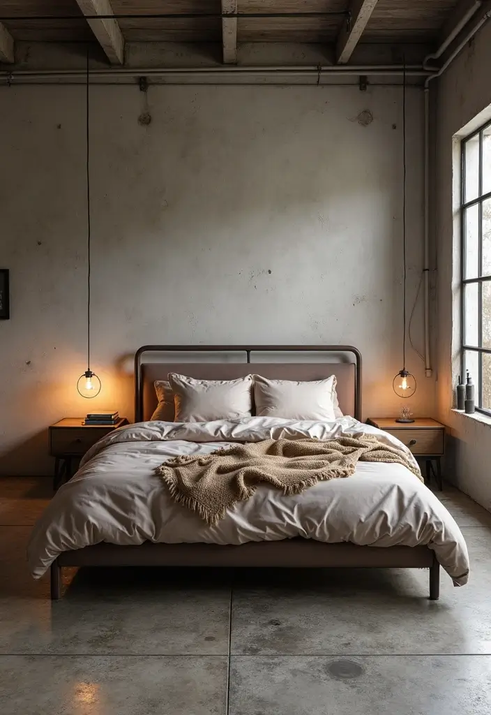 25 Low Bed Ideas for a Cozy Bedroom That Feel Zen & Grounded - 23. Low Metal Bed