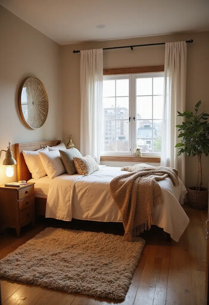 25 Small Primary Bedroom Ideas That Feel Calm & Luxurious - 6. Cozy Decor Accents