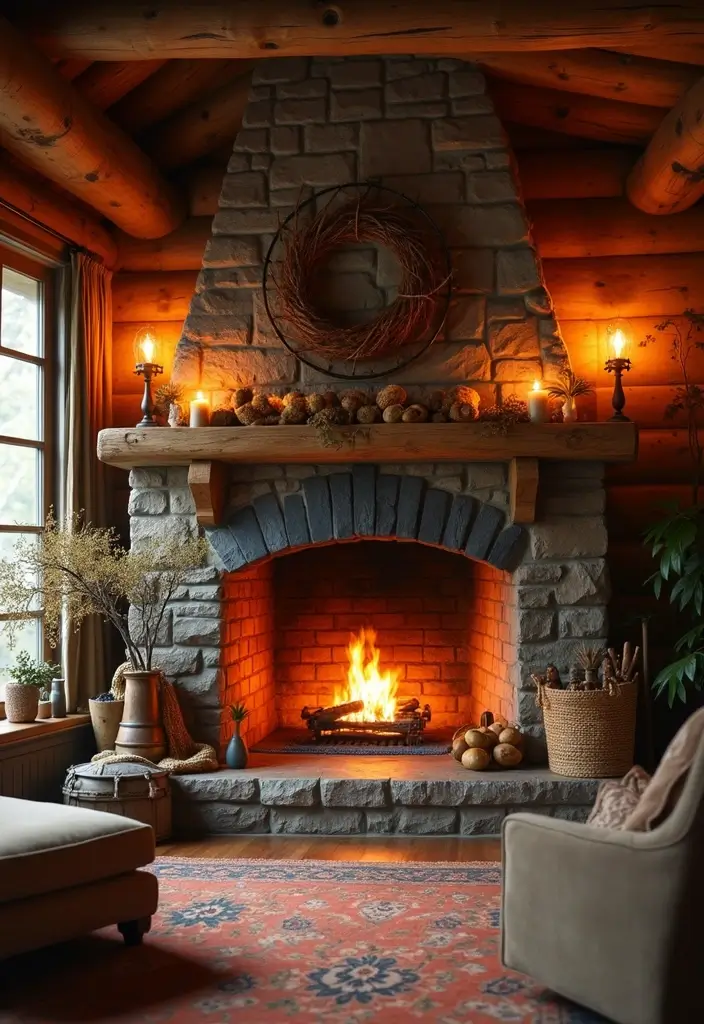 26 Country Style Bedroom Ideas That Feel Warm and Inviting - 25. Cozy Fireplaces