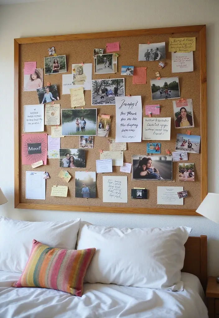 26 Girls Bedroom Ideas for Small Rooms That Are Sweet & Space-Savvy - 16. Colorful Bulletin Boards