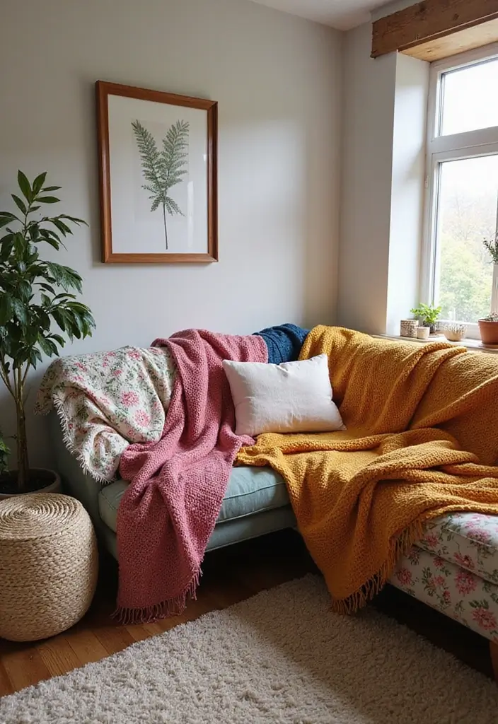 26 Girls Bedroom Ideas for Small Rooms That Are Sweet & Space-Savvy - 20. Personalized Throw Blankets