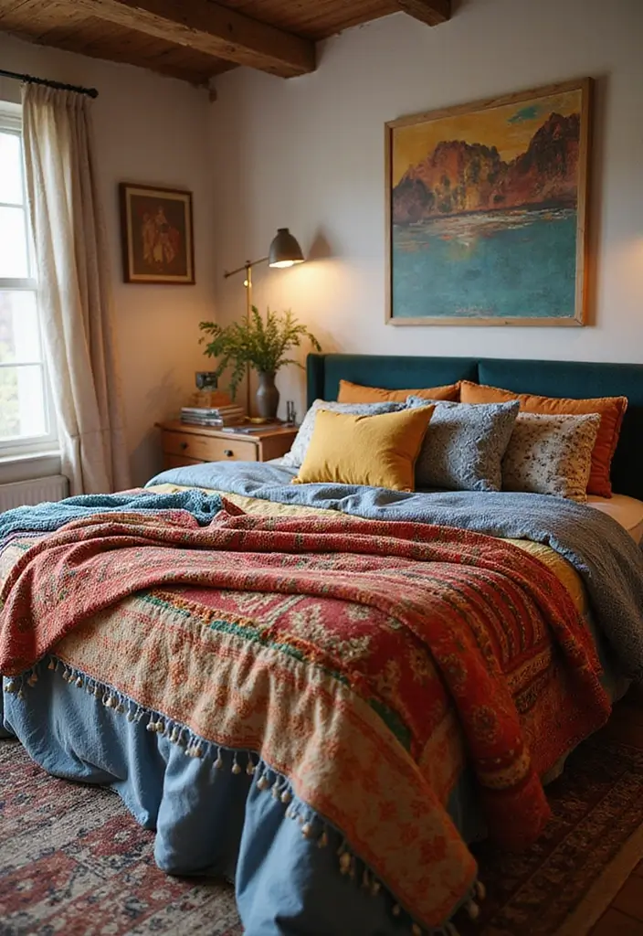 26 Girls Bedroom Ideas for Small Rooms That Are Sweet & Space-Savvy - 4. Bohemian Bedding Sets