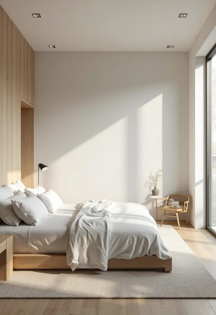 26 Ingenious Mezzanine Bedroom Small Loft Ideas - 26. Embrace Minimalism