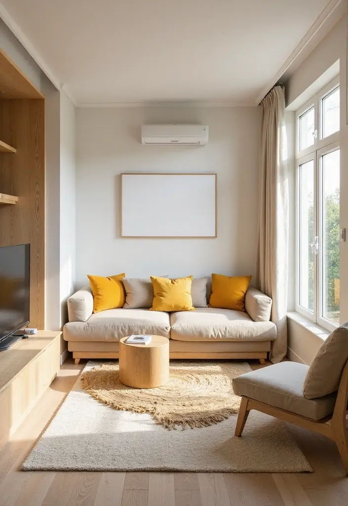 27 One Bedroom Apartment Ideas That Feel Spacious & Modern - 1. Light and Bright Color Palettes