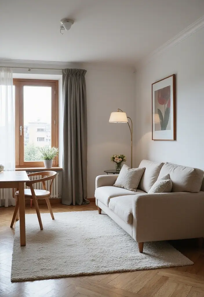 27 One Bedroom Apartment Ideas That Feel Spacious & Modern - 2. Multi-functional Furniture