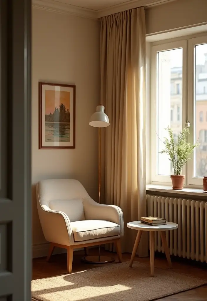 27 One Bedroom Apartment Ideas That Feel Spacious & Modern - 8. Create Cozy Nooks