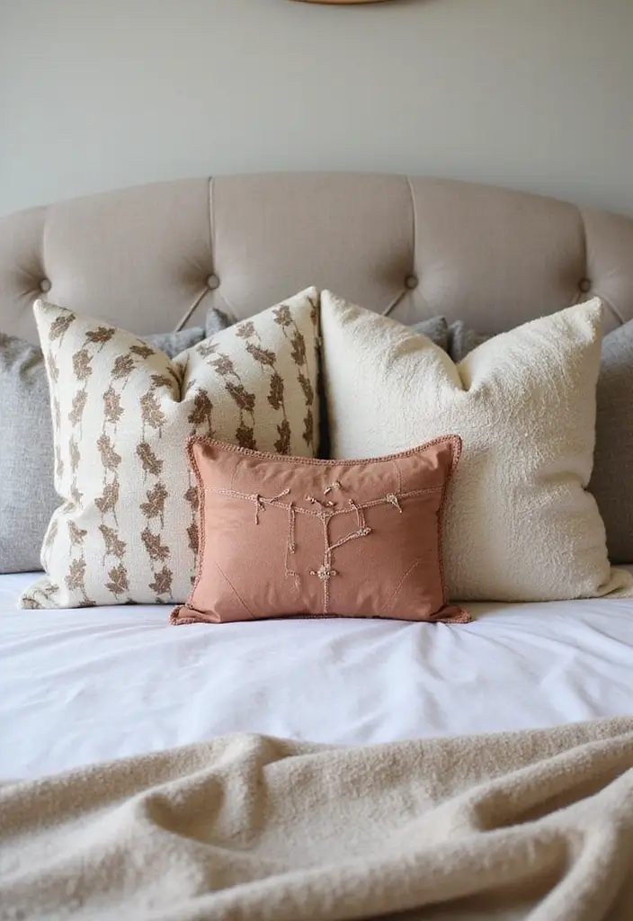 27 Western Boho Bedroom Ideas That Mix Wild Spirit and Style - 13. Decorative Pillows