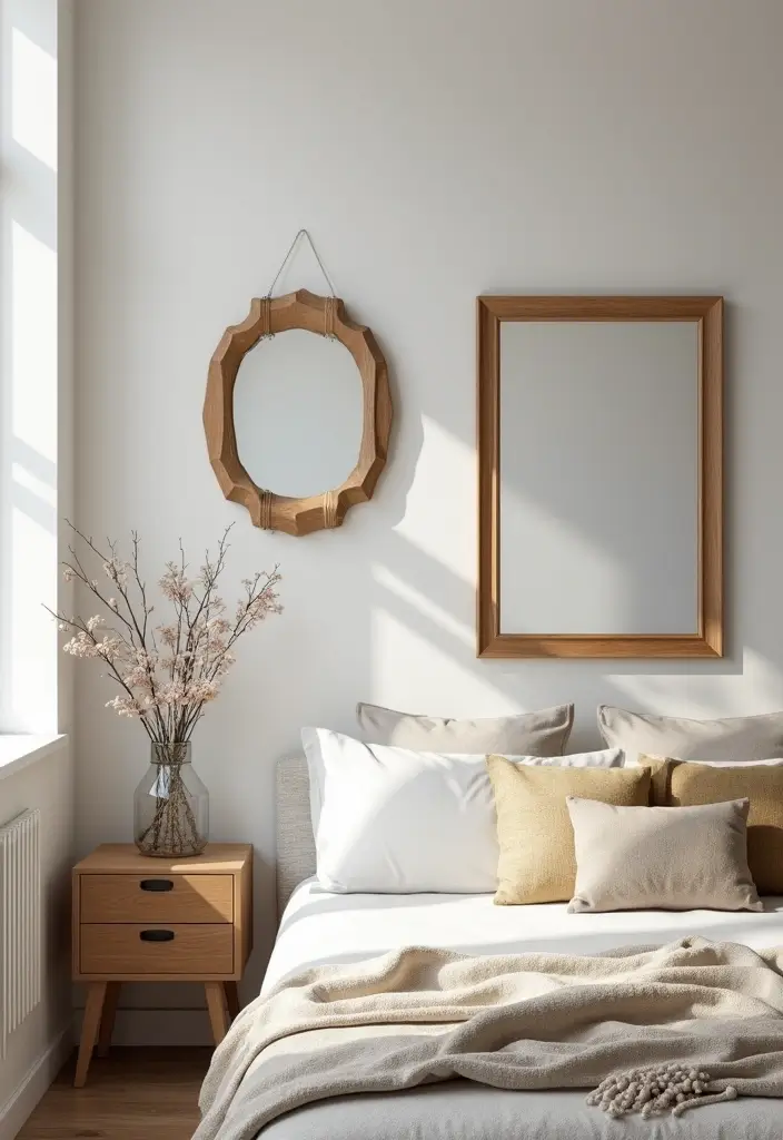 27 Western Boho Bedroom Ideas That Mix Wild Spirit and Style - 21. Framed Mirrors