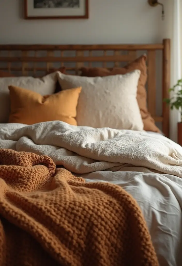 27 Western Boho Bedroom Ideas That Mix Wild Spirit and Style - 22. Cozy Bedding