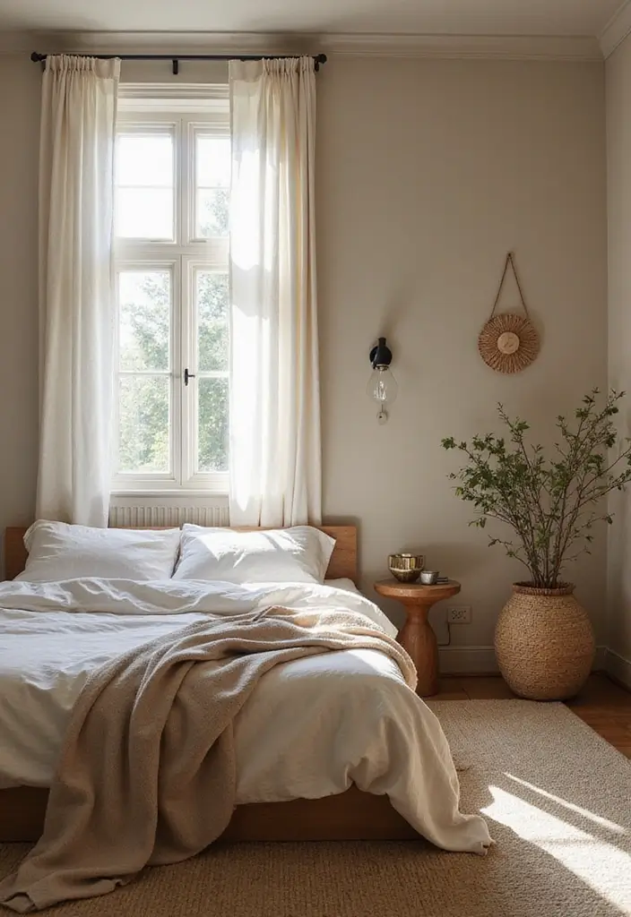28 Modern Bedroom Interior Design Ideas That Feel Luxe & Serene - 1. Earthy Tones and Textures