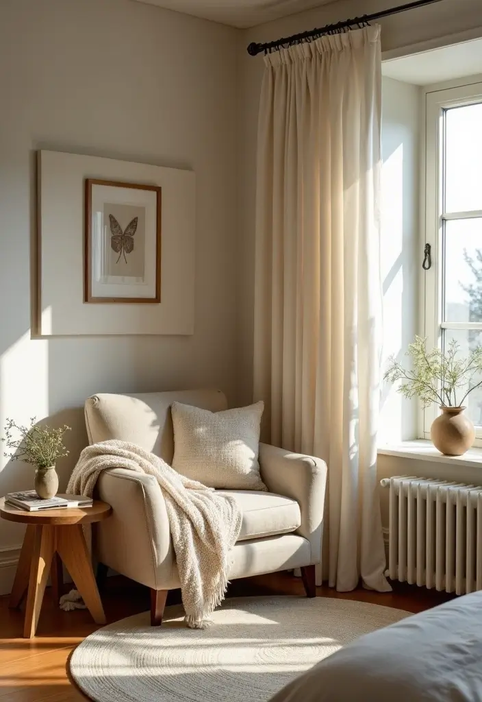 28 Modern Bedroom Interior Design Ideas That Feel Luxe & Serene - 21. Comfy Nooks