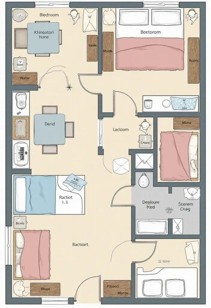 28 Modern Bedroom Interior Design Ideas That Feel Luxe & Serene - 26. Multi-Functional Spaces