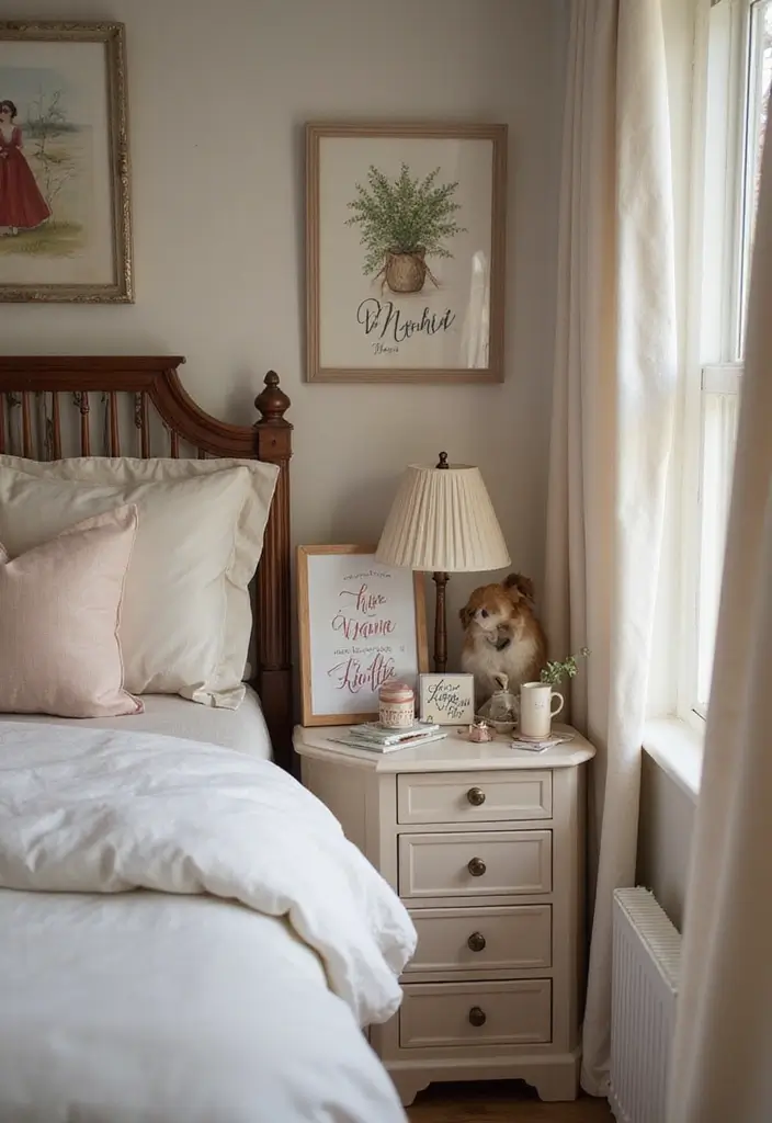 29 Romantic Bedroom Ideas for Him's Birthday That Feel Personal & Cozy - 7. Personalized Gift Corner