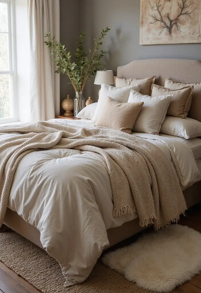 30 Bedroom Ideas for Black Women That Feel Bold, Beautiful & Empowering - 13. Layered Bedding