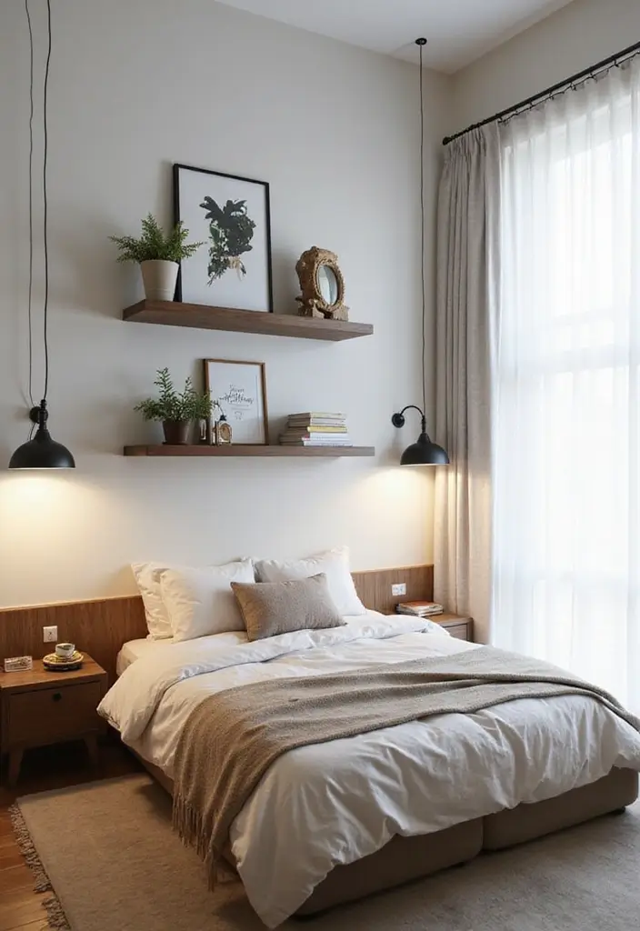 30 Bedroom Ideas for Black Women That Feel Bold, Beautiful & Empowering - 17. Wall-Mounted Decor