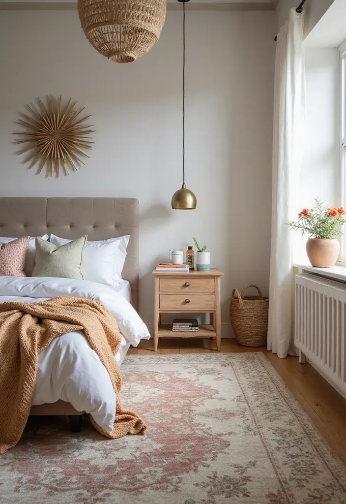 30 Bedroom Ideas for Black Women That Feel Bold, Beautiful & Empowering - 27. Stylish Rugs