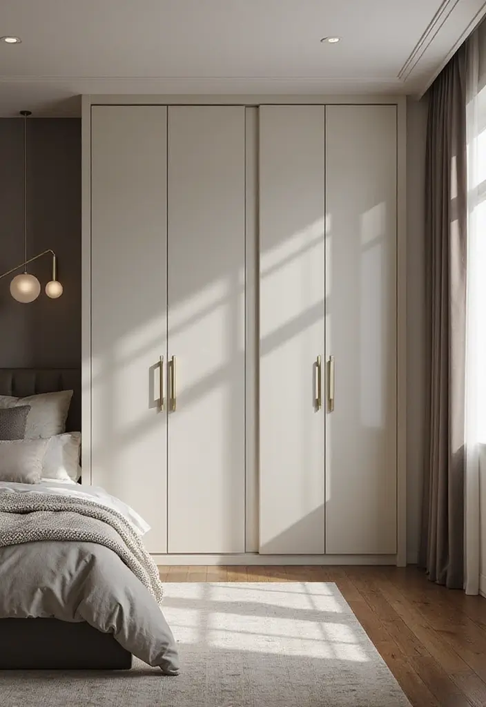 30 Bedroom Wardrobe Design Ideas That Maximize Space Beautifully - 1. Sleek Sliding Doors