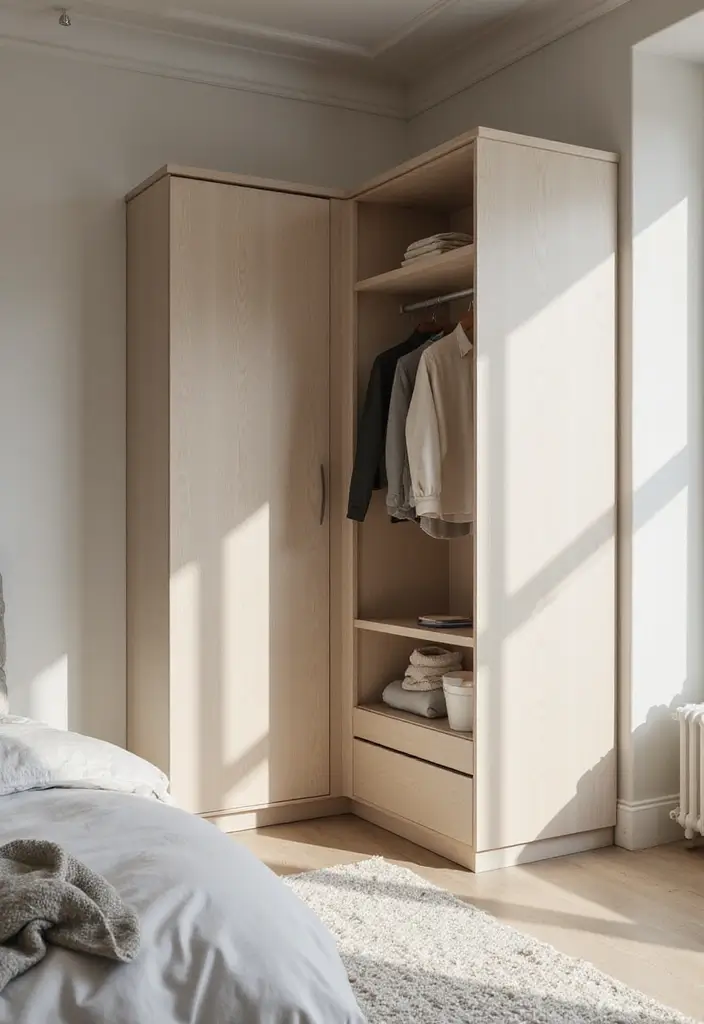 30 Bedroom Wardrobe Design Ideas That Maximize Space Beautifully - 11. Minimalist Wardrobe Designs