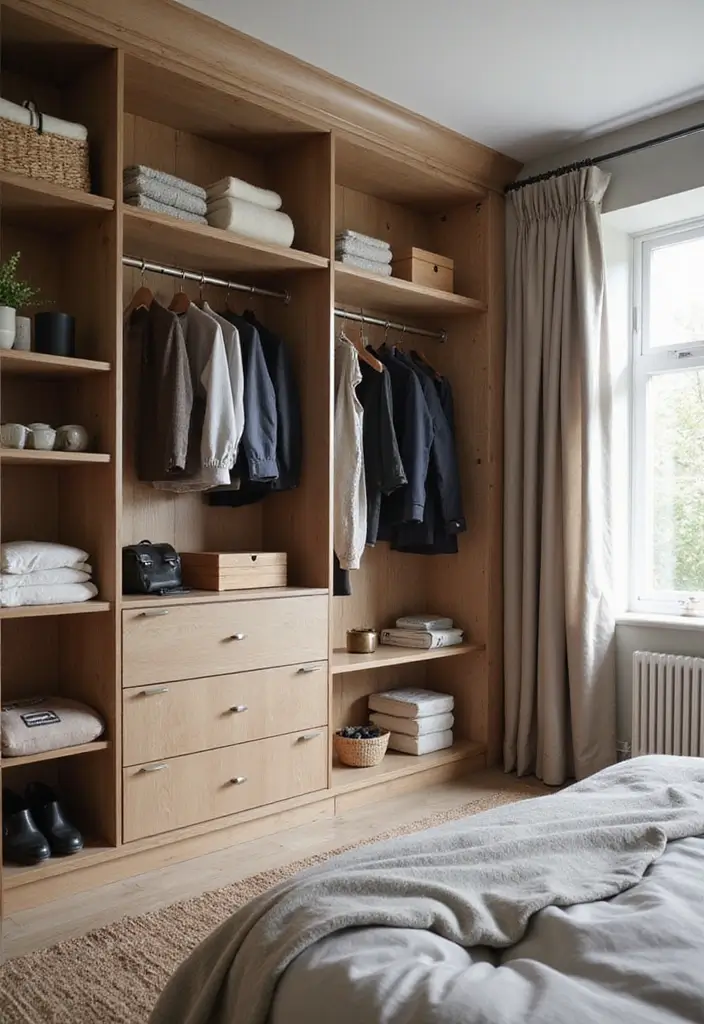 30 Bedroom Wardrobe Design Ideas That Maximize Space Beautifully - 3. Built-in Wardrobes