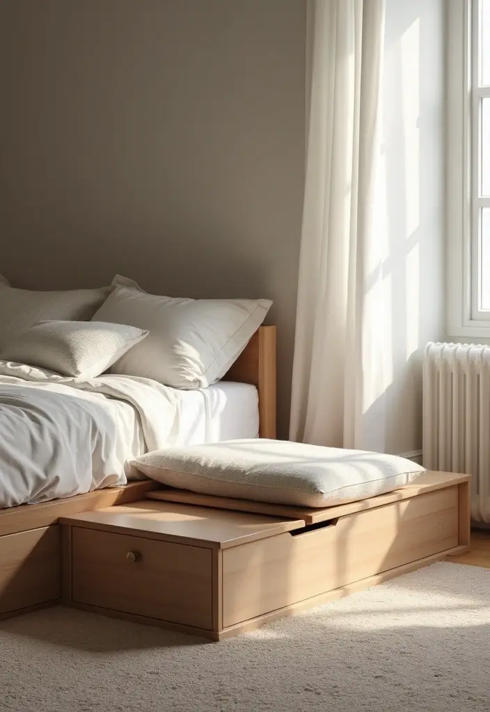 30 Bedroom Wardrobe Design Ideas That Maximize Space Beautifully - 6. Multi-Functional Furniture