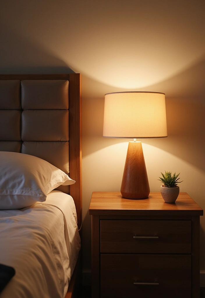 30 Cherry Wood Bedroom Decor Ideas That Feel Rich and Cozy - 8. Cherry Wood Bedside Lamps