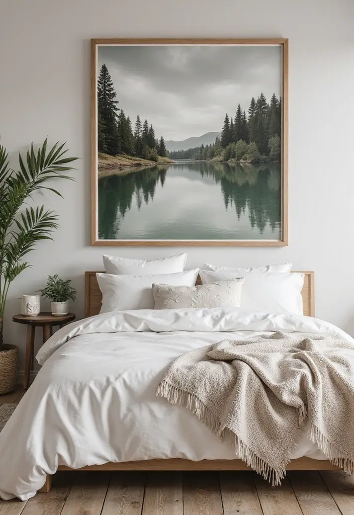 30 Forest Green Bedroom Ideas That Bring Nature Indoors - 20. Personalized Artwork