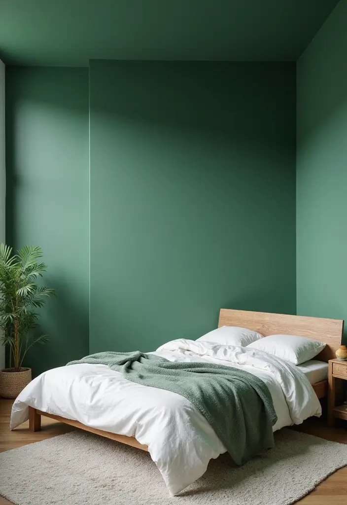 30 Forest Green Bedroom Ideas That Bring Nature Indoors - 25. Eco-Friendly Paints