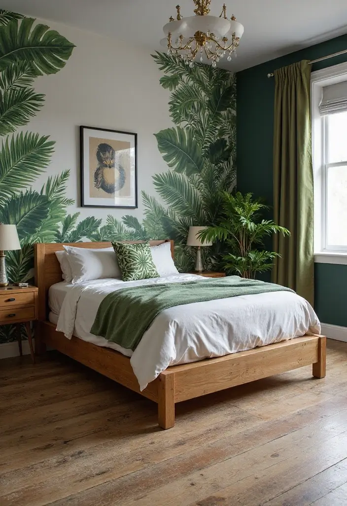 30 Jungle Bedroom Ideas for Adults That Bring Nature Indoors - 17. Unique Bed Frames