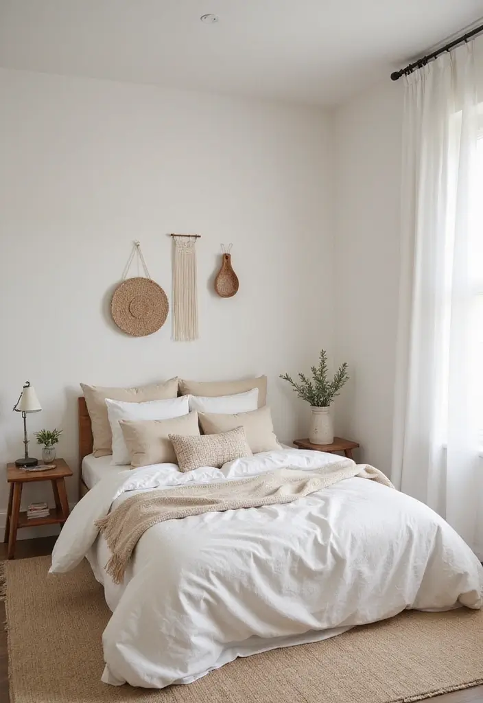 30 Men’s Small Bedroom Ideas That Feel Minimal & Masculine - 17. Soft and Subtle Decor