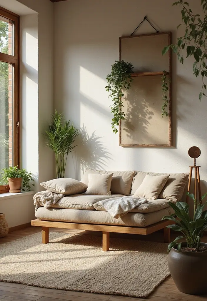 30 Men’s Small Bedroom Ideas That Feel Minimal & Masculine - 20. Natural Elements