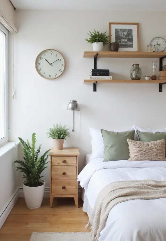 30 Men’s Small Bedroom Ideas That Feel Minimal & Masculine - 27. Simple Yet Functional Decor