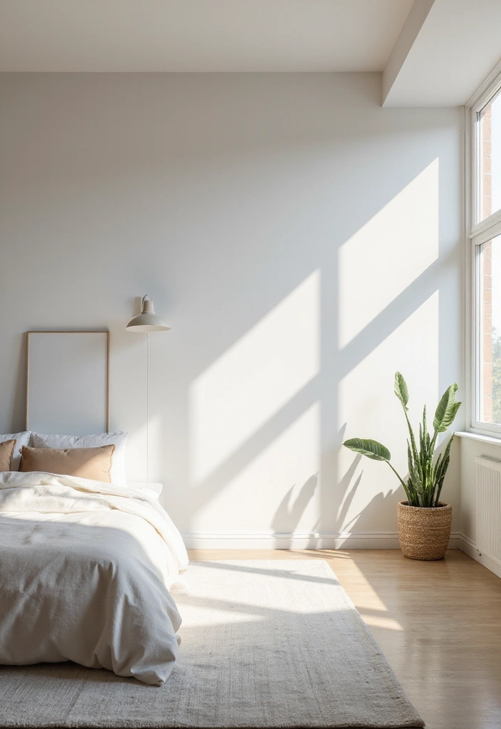 30 Minimalist Small Bedroom Ideas That Look Airy & Organized - 22. Use Natural Light Wisely