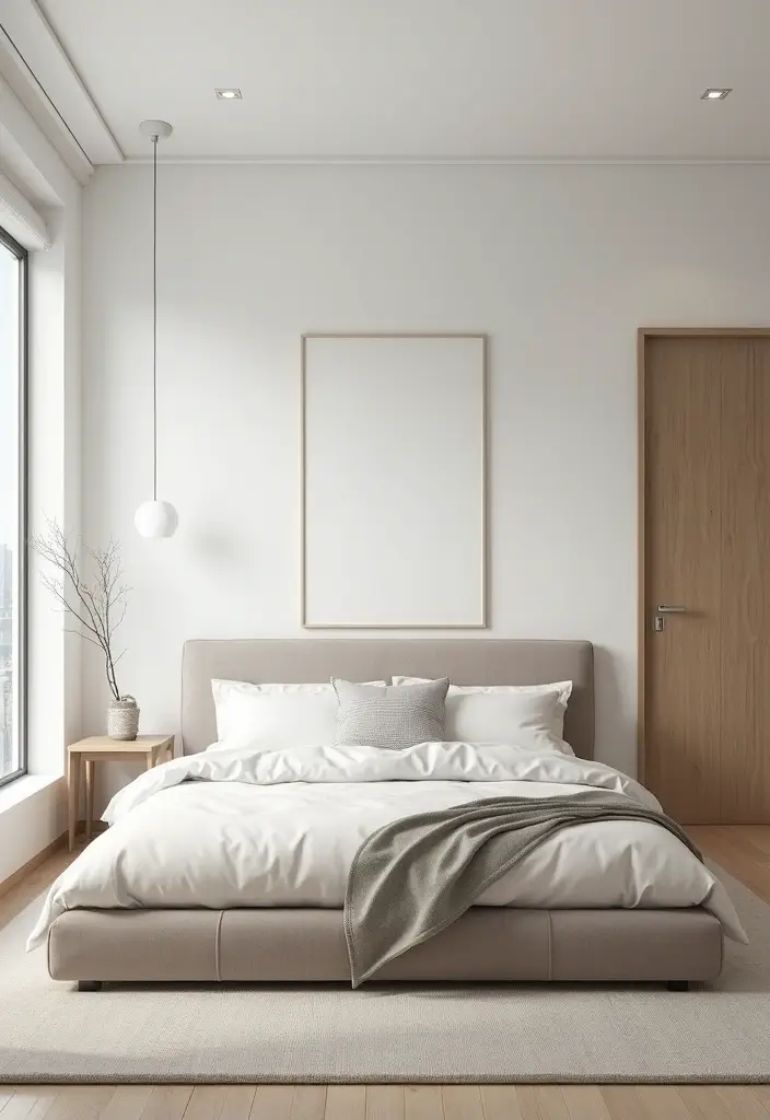 30 Minimalist Small Bedroom Ideas That Look Airy & Organized - 6. Keep It Clutter-Free