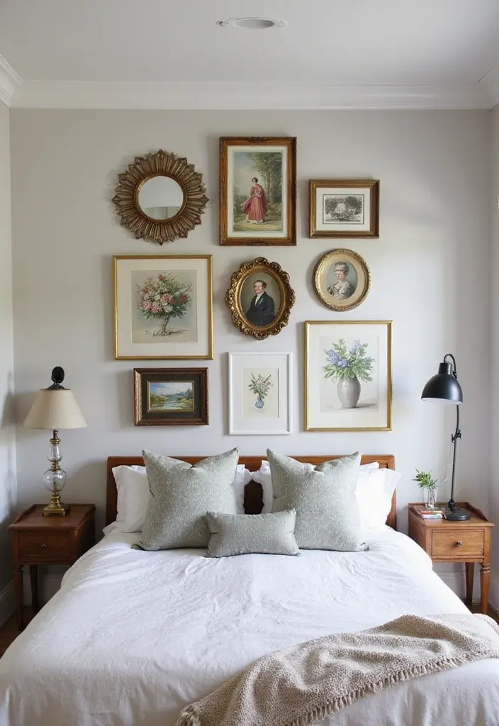 30 Modern Victorian Bedroom Ideas That Blend Old and New Perfectly - 10. Art that Blends Time Periods