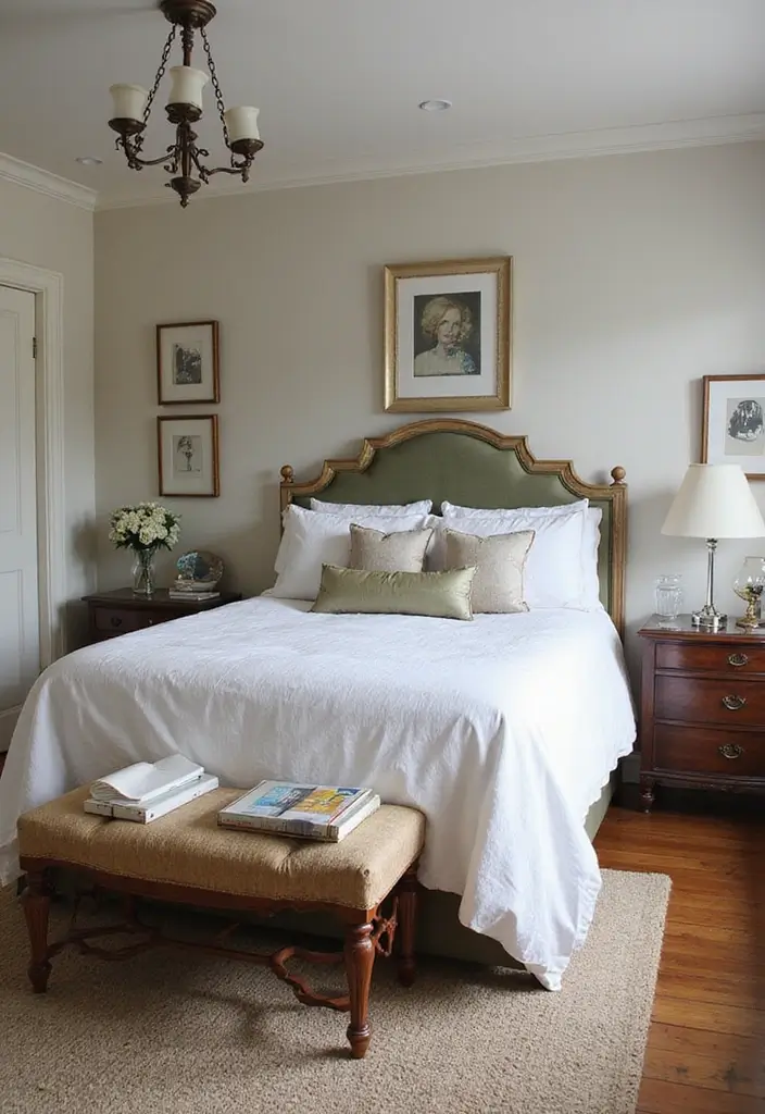 30 Modern Victorian Bedroom Ideas That Blend Old and New Perfectly - 30. Curating a Balanced Aesthetic