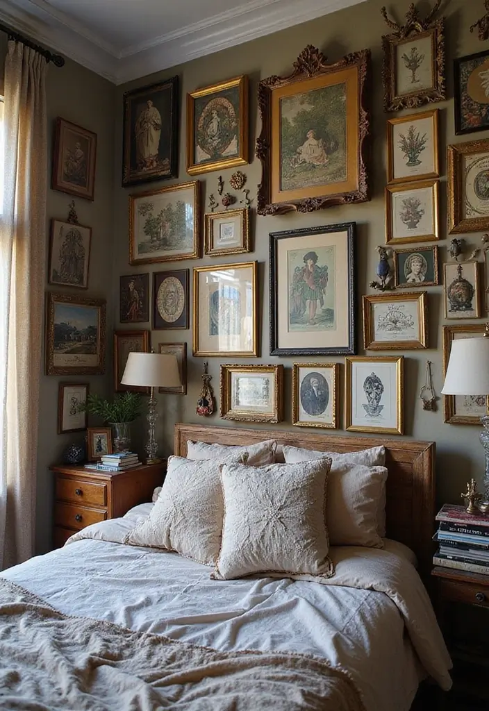 30 Modern Victorian Bedroom Ideas That Blend Old and New Perfectly - 4. Eclectic Accessories That Tell a Story