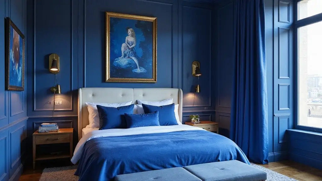 30 Royal Blue Room Ideas Bedroom That Feel Elegant & Relaxing