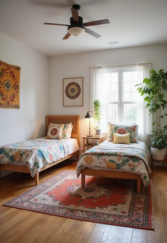 30 Shared Bedroom Ideas for Teens That Are Trendy & Functional - 10. Fun and Functional Accessories