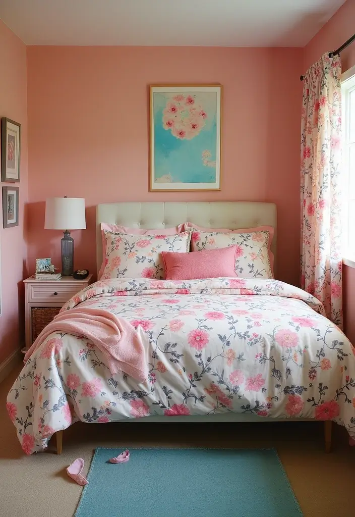 30 Shared Bedroom Ideas for Teens That Are Trendy & Functional - 13. Playful Patterns and Textures