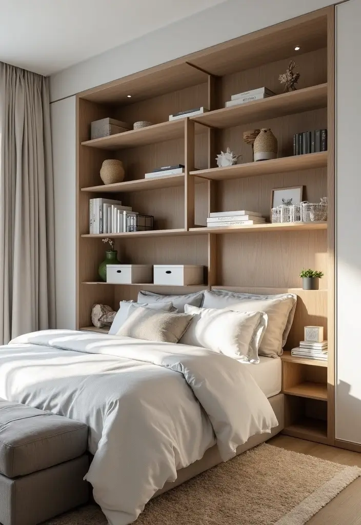 30 Shared Bedroom Ideas for Teens That Are Trendy & Functional - 23. Utilizing Vertical Space for Decor