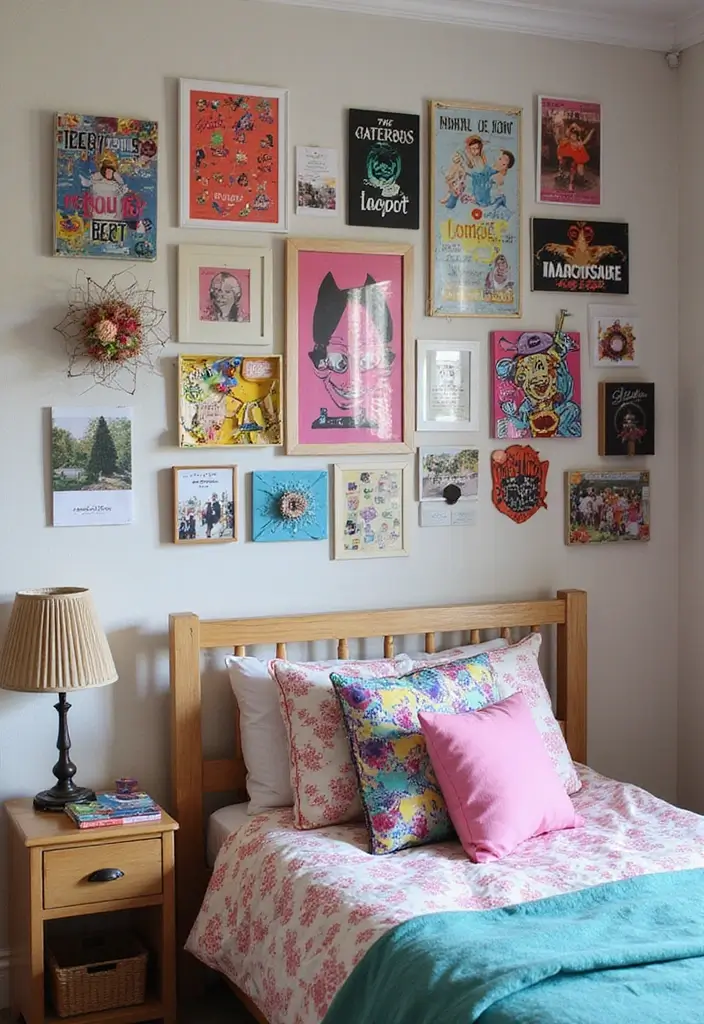 30 Shared Bedroom Ideas for Teens That Are Trendy & Functional - 4. Wall Art that Speaks Volumes