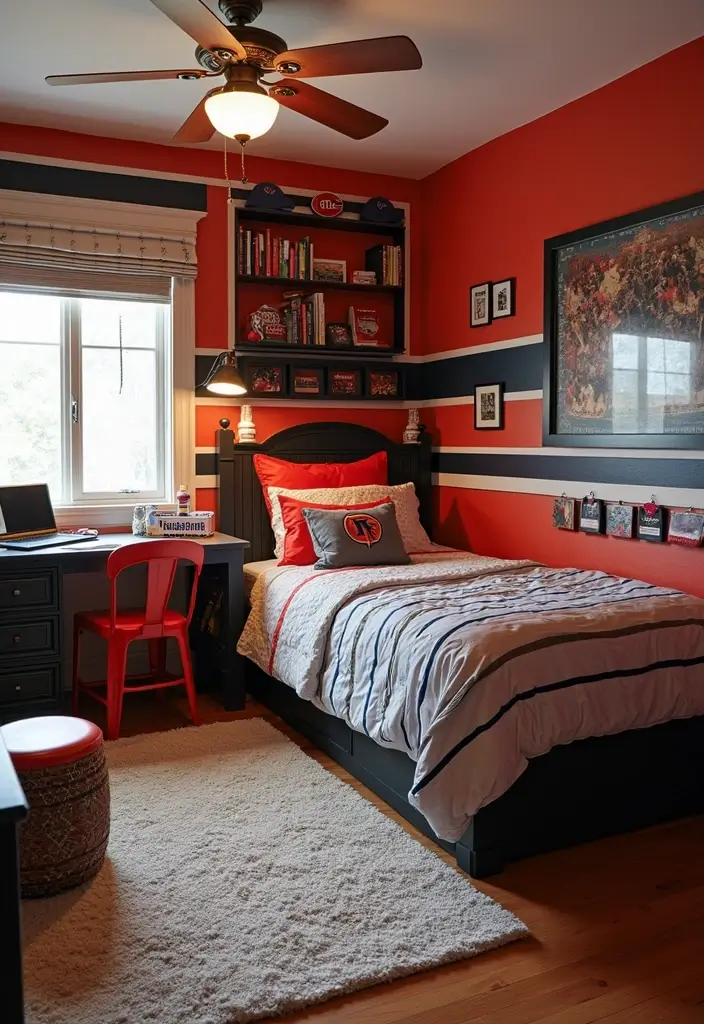 30 Toca Boca Big Family House Ideas Bedroom That Feel Fun & Cozy - 23. Sports Spectacular